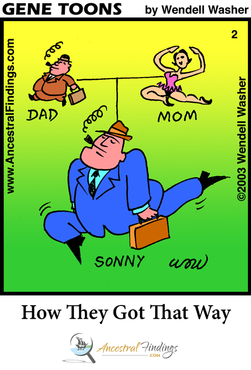 How They Got That Way (Genetoons Cartoon #002)