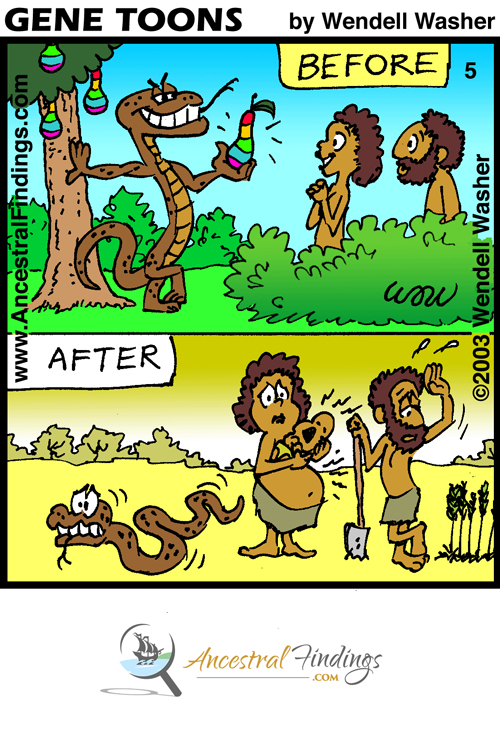 Before and After (Genetoons Cartoon #005)