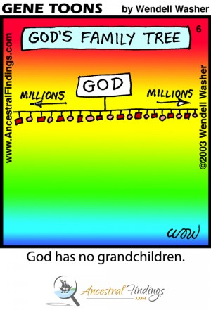God Has No Grandchildren (Genetoons Cartoon #006)