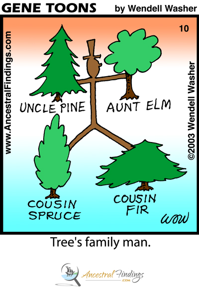 Tree's Family Man (Genetoons Cartoon #10)