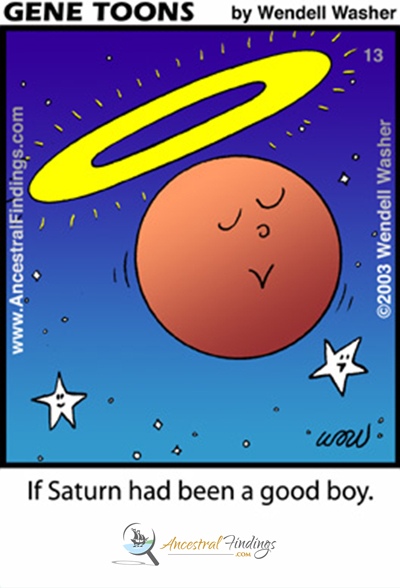 If Saturn Had Been A Good Boy (Genetoons Cartoon #13)