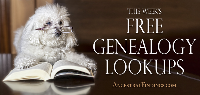 Free Genealogy Lookups 7
