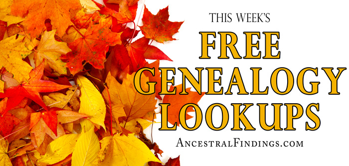 Free Genealogy Lookups - 6