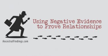 Using Negative Evidence to Prove Relationships