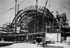 Structural framing of the dome during construction