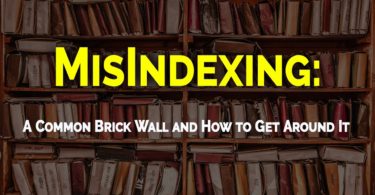 MisIndexing — A Common Brick Wall and How to Get Around It