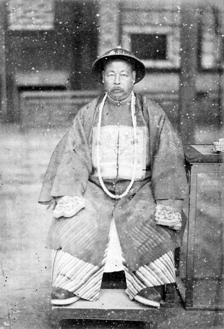 Photograph of Zuo Zongtang, late 19th centur.