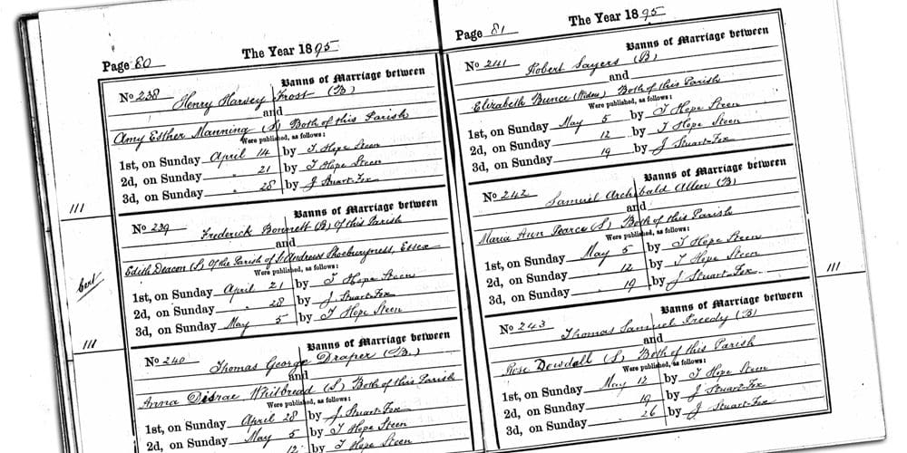 A Closer Look at Marriage Records #3