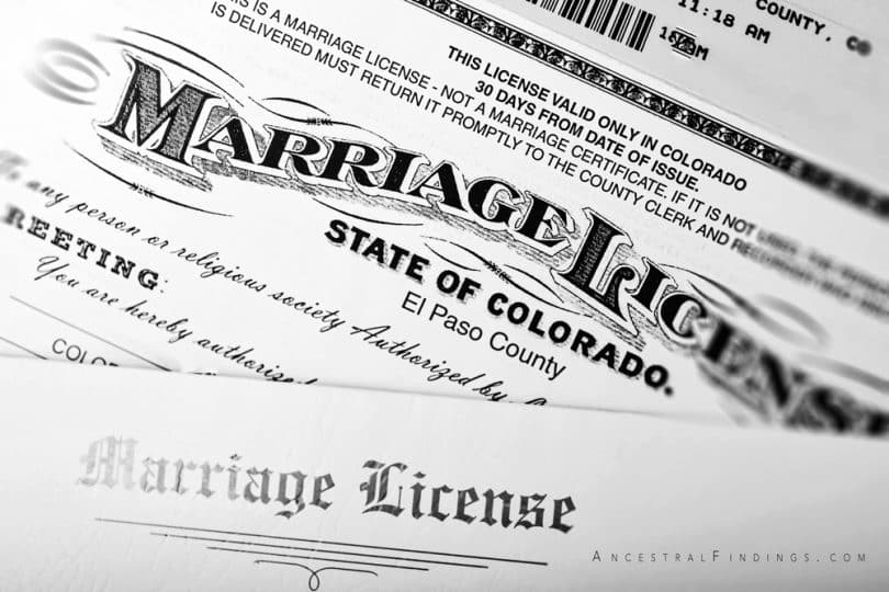 A Closer Look at Marriage Records #2