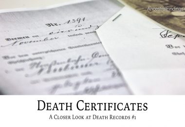 Obituaries: A Closer Look at Death Records #2 | Ancestral Findings