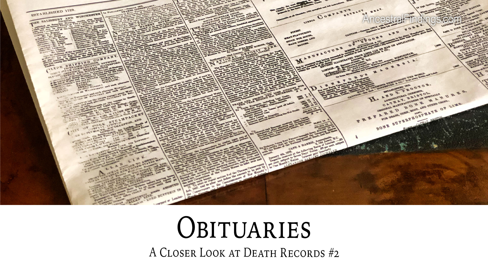 Death Indexes: A Closer Look At Death Records #3Ancestral Findings