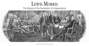 Lewis Morris: The Signers of the Declaration of Independence