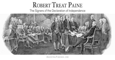 Robert Treat Paine: The Signers of the Declaration of Independence