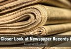 A Closer Look at Newspaper Records #1