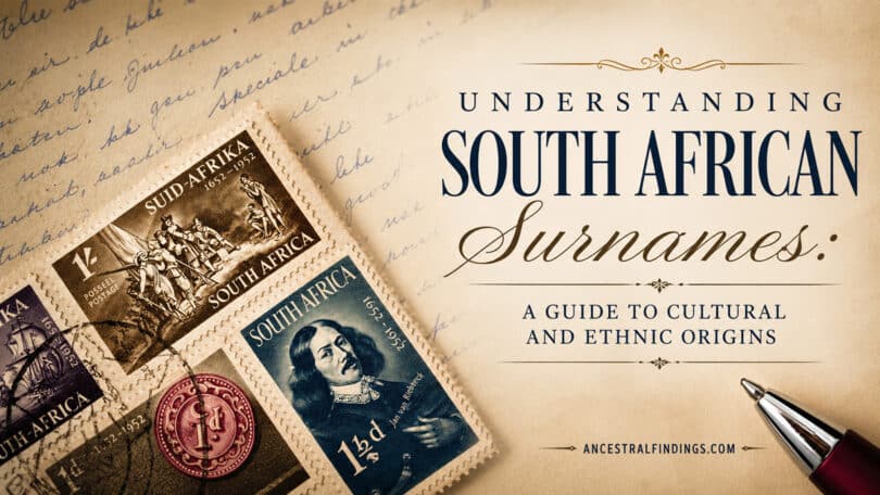 Understanding South African Surnames: A Guide to Cultural and Ethnic Origins