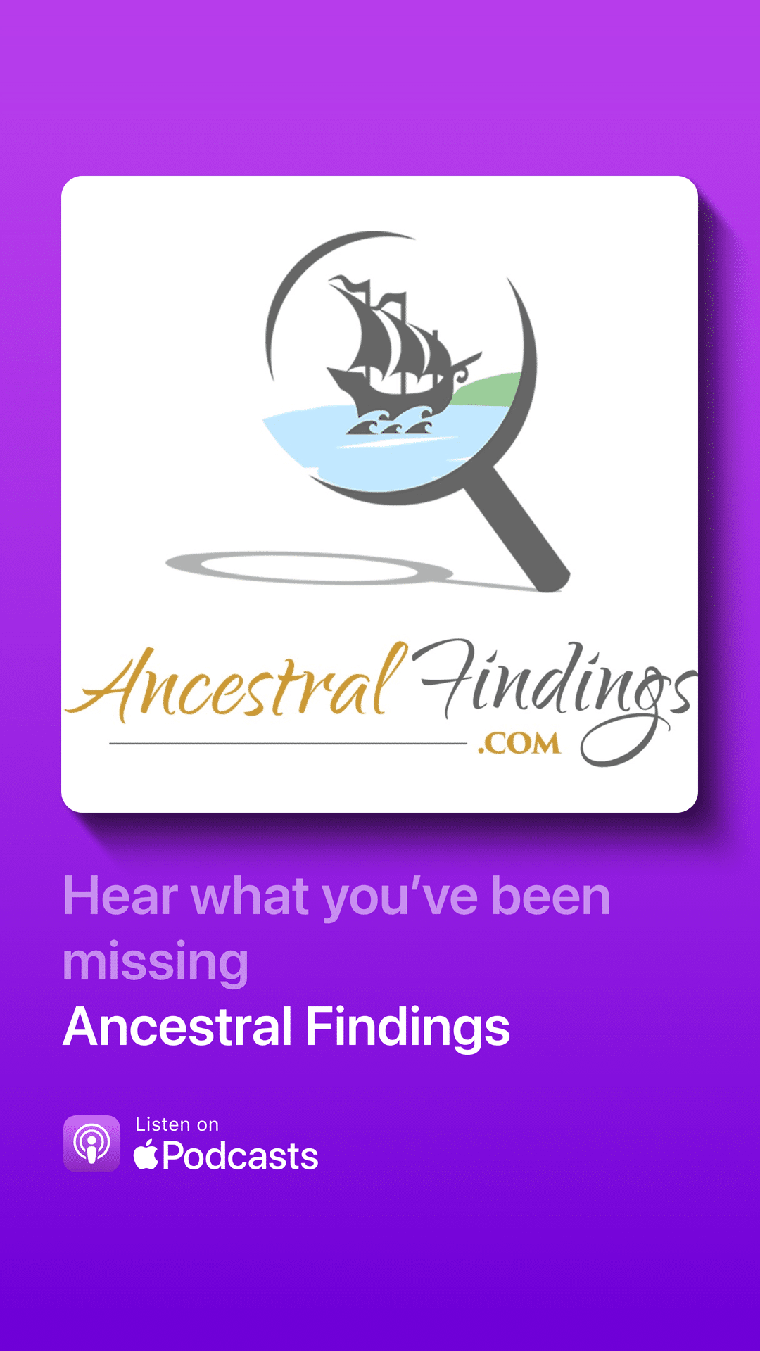 Listen to the Ancestral Findings podcast