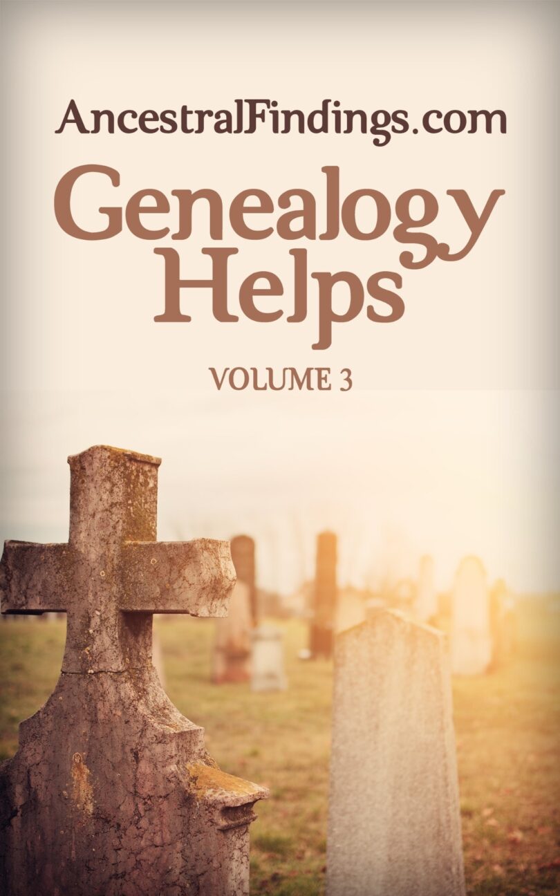 Genealogy Helps, Vol. 3 (eBook)
