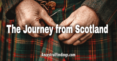 The Journey from Scotland