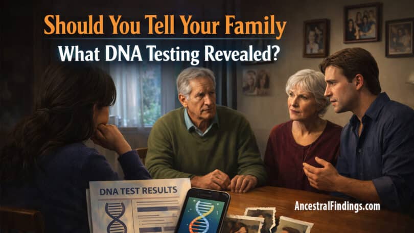 Should You Tell Your Family What DNA Testing Revealed?