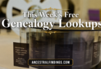 This Week's Free Genealogy Lookups
