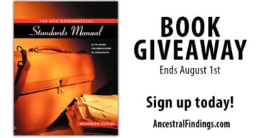 Win a Copy of The BCG Genealogical Standards Manual
