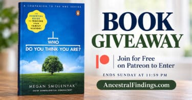 Free Genealogy Book Giveaway on Patreon