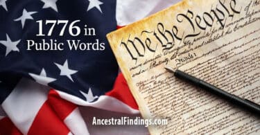 1776 in Public Words