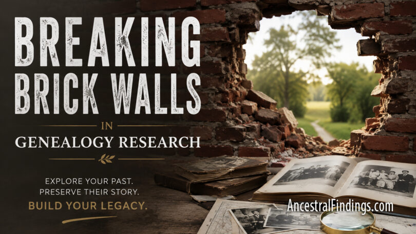 Breaking Brick Walls in Genealogy Research