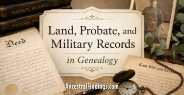 Land, Probate, and Military Records in Genealogy