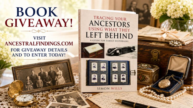 Tracing Your Ancestors Using What They Left Behind (Book Giveaway)