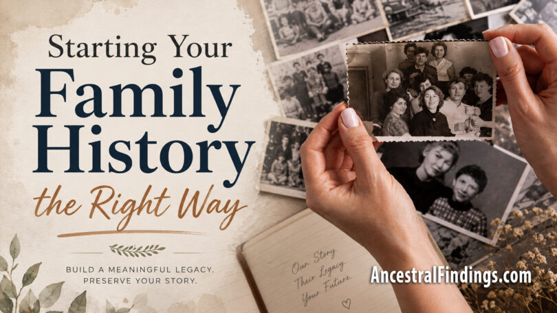 Starting Your Family History the Right Way