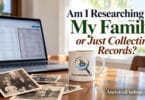 Genealogy research using historical records to understand a family