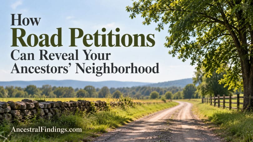 How Road Petitions Can Reveal Your Ancestor’s Neighborhood